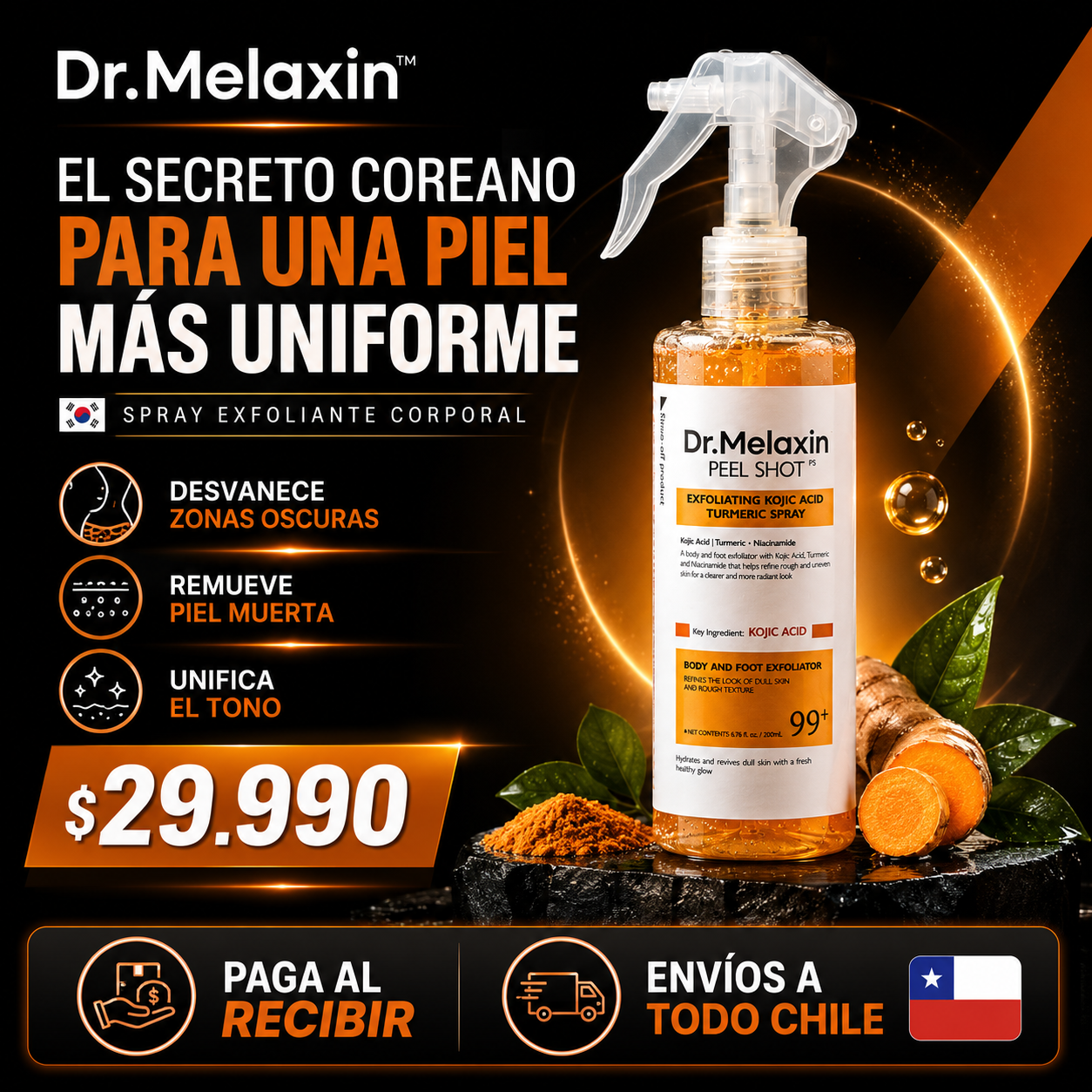 Dr. Melaxin™ El Secreto Coreano para una Piel Más Uniforme
