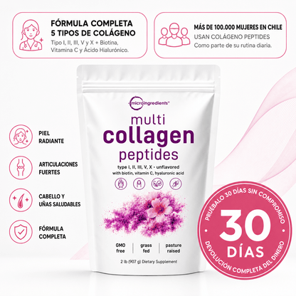 Multi Collagen Peptides™ Fórmula completa para piel, cabello, uñas y articulaciones