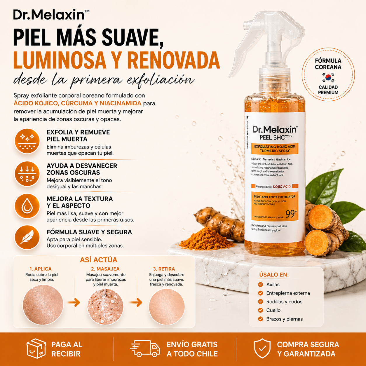 Dr. Melaxin™ El Secreto Coreano para una Piel Más Uniforme