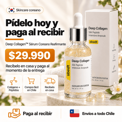 Deep Collagen™ Sérum Coreano Reafirmante